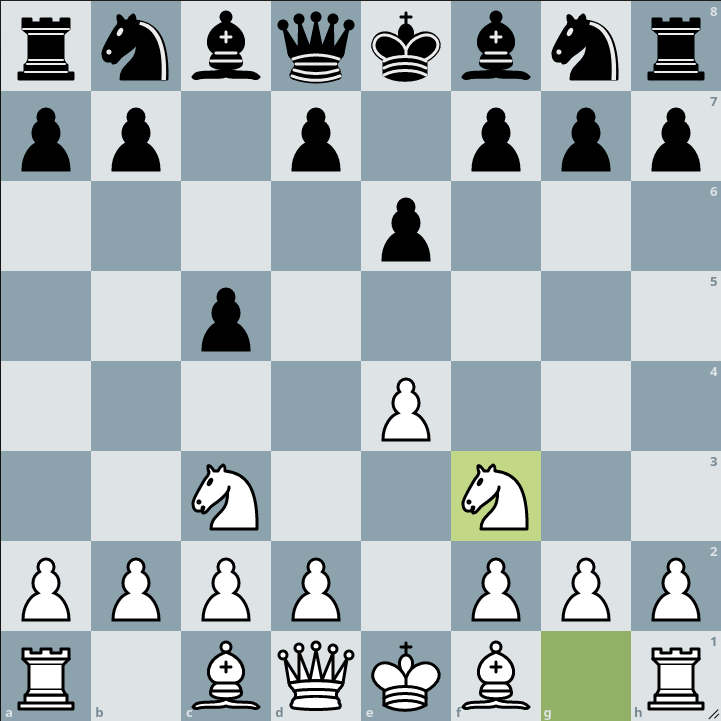 Sicilian Defense: Closed, with 2...e6 3.Nf3